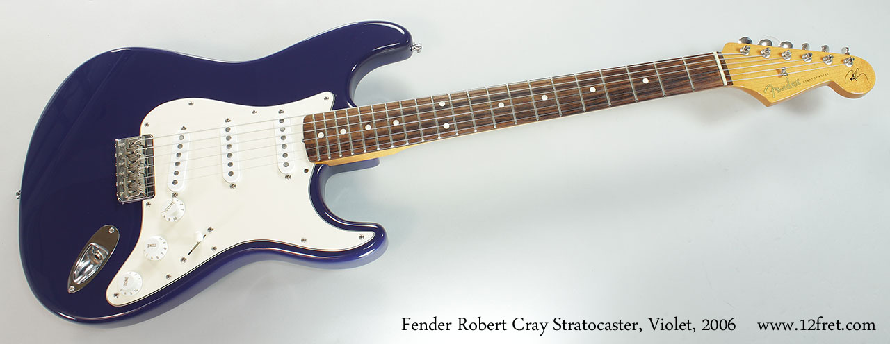 2006 Fender Robert Cray Stratocaster, Violet SOLD | www.12fret.com