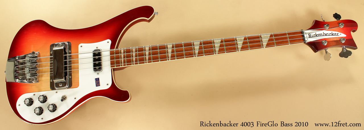 2010 FireGlo Rickenbacker 4003 Bass | www.12fret.com