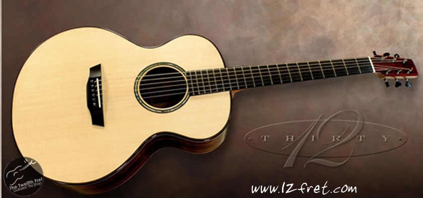 G.W. Modified Concert Zircote Steel String Guitar - The Twelfth Fret