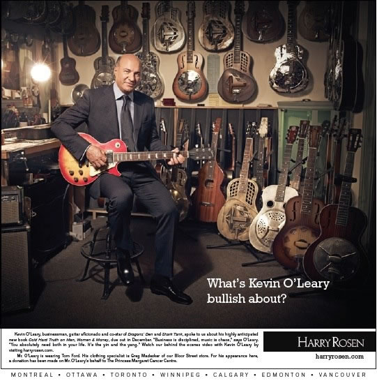 Kevin O'Leary - Harry Rosen at the Twelfth Fret