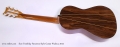 Scot Tremblay Panormo Style Guitar Walnut, 2015 Full Rear View