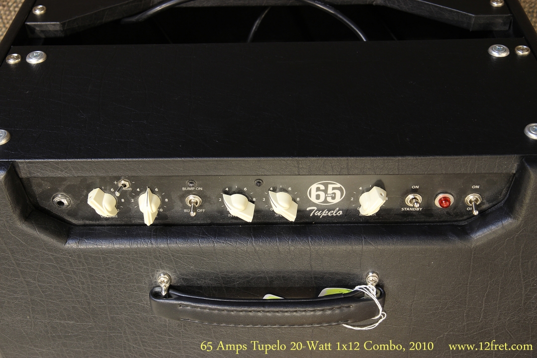 65 Amps Tupelo 20-Watt 1x12 Combo, 2010  Controls View