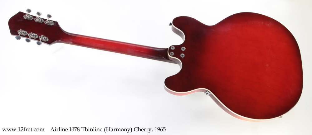 Airline H78 Thinline (Harmony) Cherry, 1965 Full Rear View