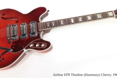 Airline H78 Thinline (Harmony) Cherry, 1965 Full Front View