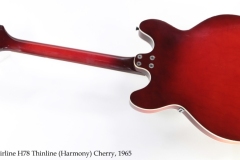 Airline H78 Thinline (Harmony) Cherry, 1965 Full Rear View
