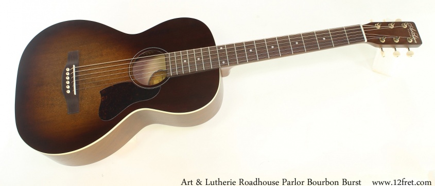 Art & Lutherie Roadhouse Parlor Bourbon Burst Full Front View