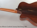 Fabrizio Alberico Cocobolo Cutaway Steel String, 2003 Head Front