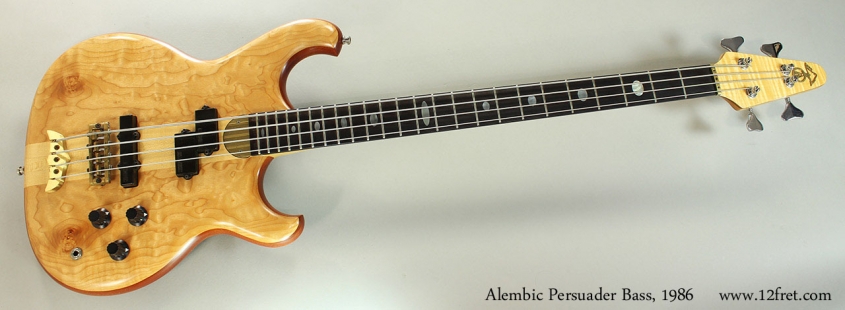 Alembic Persuader Bass, 1986 Full Front View
