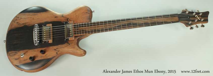 Alexander James Ethos Mun Ebony, 2015 Full Front View