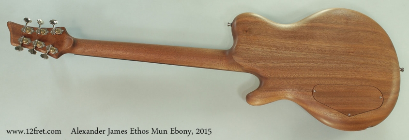 Alexander James Ethos Mun Ebony, 2015 Full Rear View