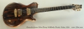 Alexander James Ethos Ebony Solidbody Electric Guitar, 2014 Full Front View