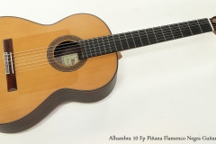 Alhambra 10 Fp Pinana Flamenco Negra Guitar Full Front VIew