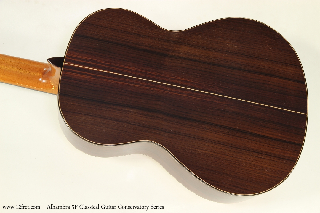 Alhambra 5P Classical Guitar Conservatory Series   Back View