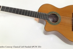 Alhambra 5P CW ZE2 Cutaway Classical Left Handed  Full Front View