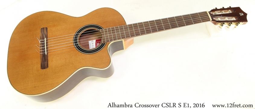 Alhambra Crossover CSLR S E1, 2016 Full Front View