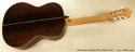 Alhambra Luthier Rio Concert Classical Cedar 701 full rear view