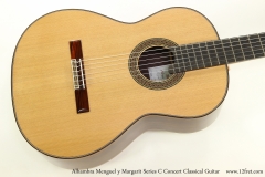 Alhambra Menguel y Margarit Series C Concert Classical Guitar  Top View