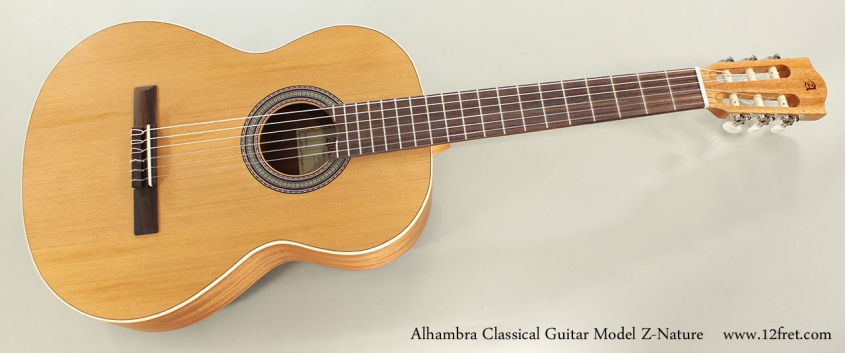 Alhambra Classical Guitar Model Z-Nature Full Front View