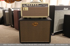 Allen Chihuahua Head Blonde with Suhr 112 Cabinet 2012 Full Front View