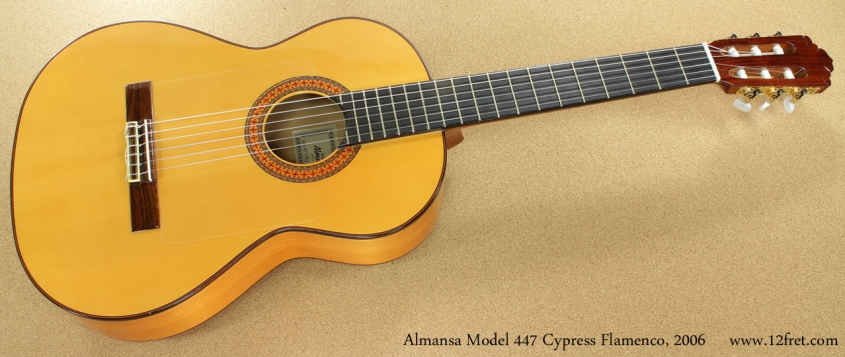 Almansa Model 447 Cypress Flamenco, 2006 full front view