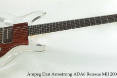 Ampeg Dan Armstrong ADA6 Reissue MIJ 2006 Full Front View