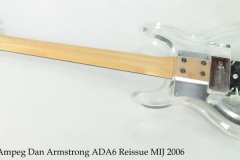 Ampeg Dan Armstrong ADA6 Reissue MIJ 2006 Full Rear View