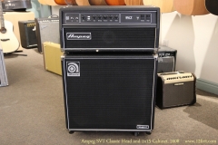 Ampeg SVT Classic Head and 1x15 Cabinet, 2008 Full Front View
