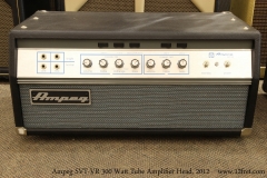 Ampeg SVT-VR 300 Watt Tube Amplifier Head, 2012   Full Front View