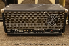 Ampeg SVT-VR 300 Watt Tube Amplifier Head, 2012   Full Rear View