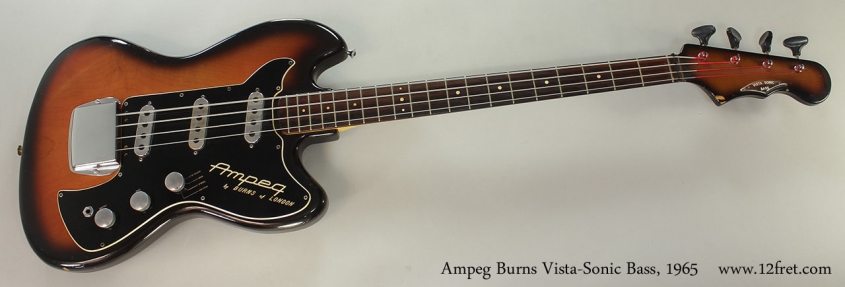 Ampeg Burns Vista-Sonic Bass, 1965 Full Front View
