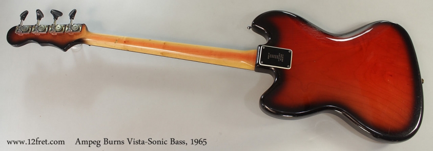 Ampeg Burns Vista-Sonic Bass, 1965 Full Rear View
