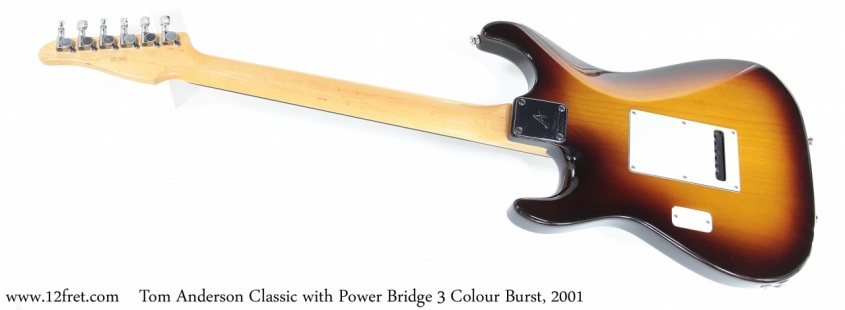 Tom Anderson Classic with Power Bridge 3 Colour Burst, 2001 Full Rear View