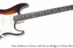 Tom Anderson Classic with Power Bridge 3 Colour Burst, 2001 Full Front View