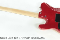 Anderson Drop Top T Fire with Binding, 2007 Full Rear View