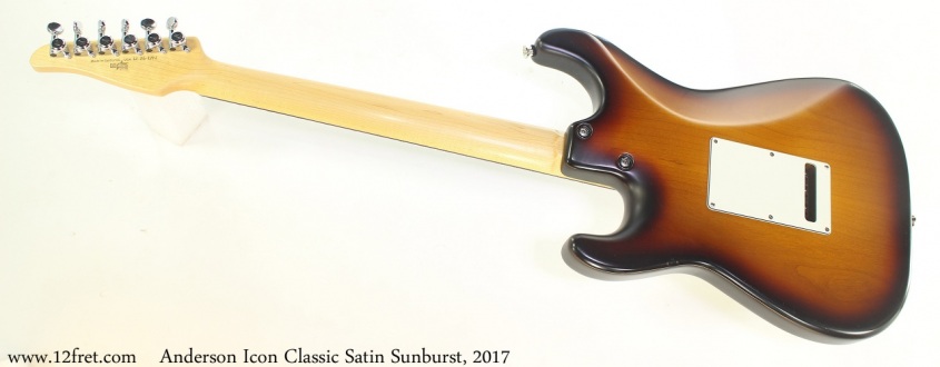 Anderson Icon Classic Satin Sunburst, 2017 Full Rear View