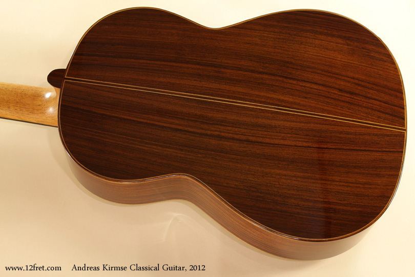 Andreas Kirmse Classical Double Top Guitar 2012 back