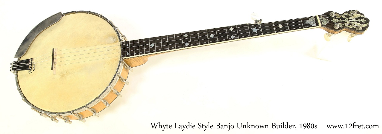 Whyte Laydie Style Banjo Unknown Builder, 1980s Full Front View