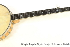 Whyte Laydie Style Banjo Unknown Builder, 1980s Full Front View