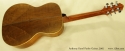 Anthony Karol parlor guitar 2002 full rear view