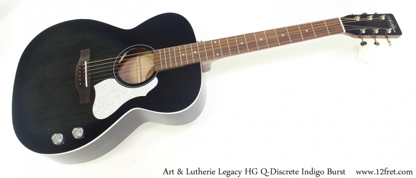 Art & Lutherie Legacy HG Q-Discrete Indigo Burst Full Front View