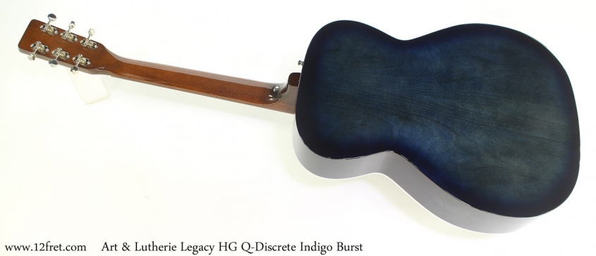 Art & Lutherie Legacy HG Q-Discrete Indigo Burst Full Rear View