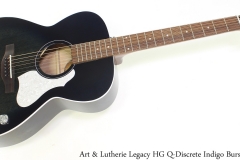 Art & Lutherie Legacy HG Q-Discrete Indigo Burst Full Front View