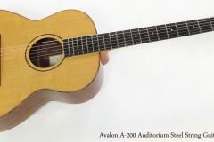 Avalon A-200 Auditorium Steel String Guitar, 2003  Full Front View