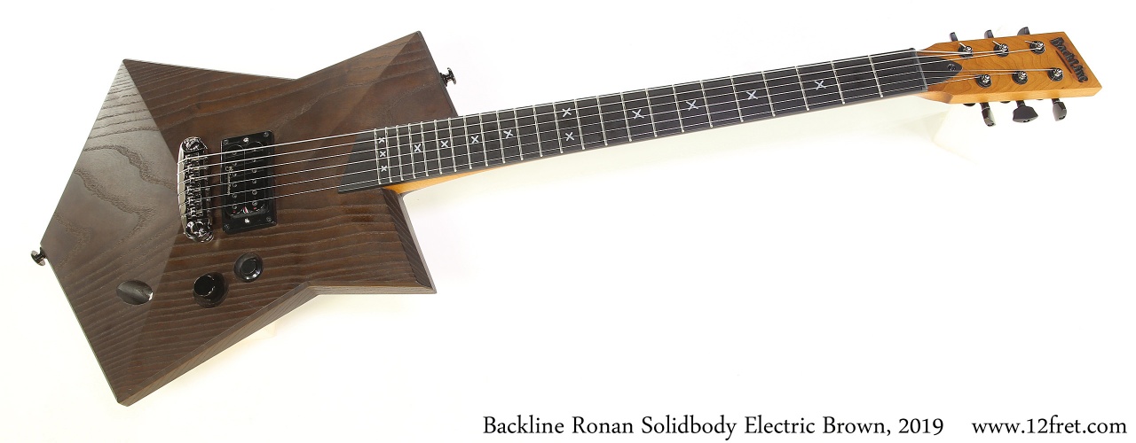 Backline Ronan Solidbody Electric Brown, 2019 Full Front View