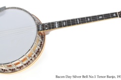Bacon-Day Silver Bell No.1 Tenor Banjo, 1932 Full Front View