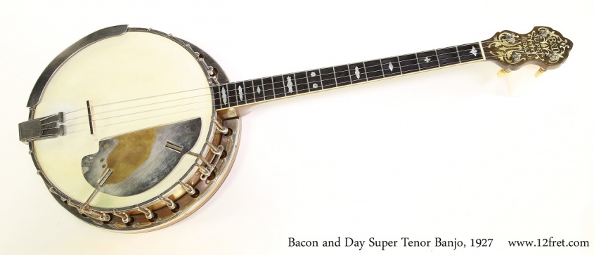 Bacon and Day Super Tenor Banjo, 1927 Full Front View