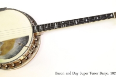 Bacon and Day Super Tenor Banjo, 1927 Full Front View