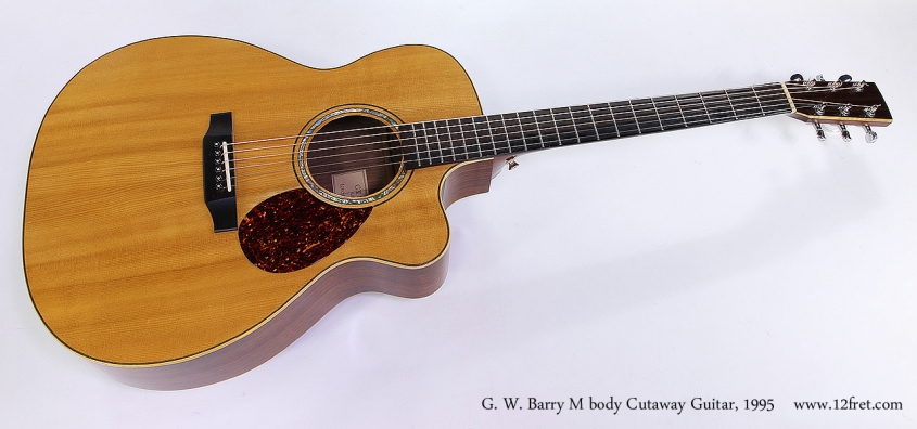 G. W. Barry M body Cutaway Guitar, 1995 Full Front View