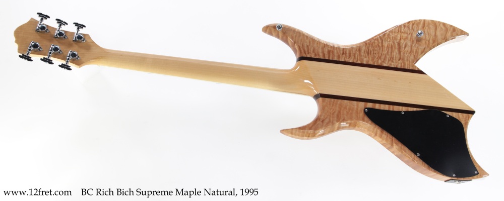 BC Rich Bich Supreme Maple Natural, 1995 | www.12fret.com
