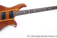 B.C. Rich Eagle Refinish Natural, 1982 Full Front View